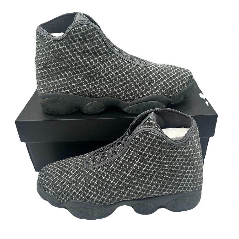 Nike Air Jordan Horizon BG Shoes YOUTH Boys 4.5 Y Wolf Grey Sneakers 823583-003